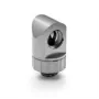 BitsPower Artemis 90° rotacinė vamzdelio jungtis BPM-AT90R-PG, platininė pilka