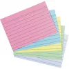 Kortelės indeksinės Herlitz 50041145 Įvairiaspalvės, A6, liniuotos, 200 vnt.