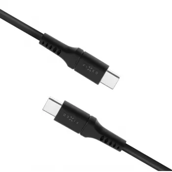 Fiksuotas USB-C į USB-C laidas FIXED FIXDLS-CC2-BK — 2 m, 60 W