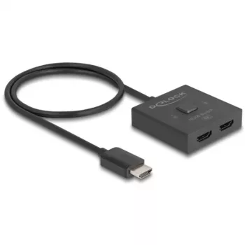 HDMI jungiklis DeLOCK 18901 144Hz Juodas Plastikas 55x55x15mm