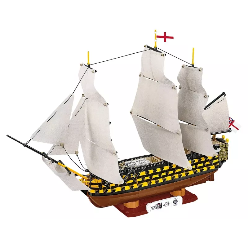 Konstruktorius Cobi HMS Victory – 2517 detalių, detalus istorinis burlaivio modelis