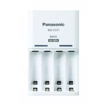 Panasonic 52051E02 Basic BQ-CC51 USB įkroviklis NiMH AAA/AA LED indikacija