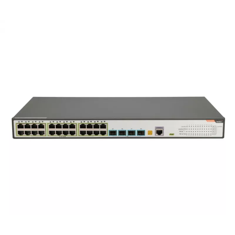 Valdomas jungiklis FiberHome S4820-28T-X-PE-AC L2/L3 Gigabit Ethernet 24 prievadai PoE