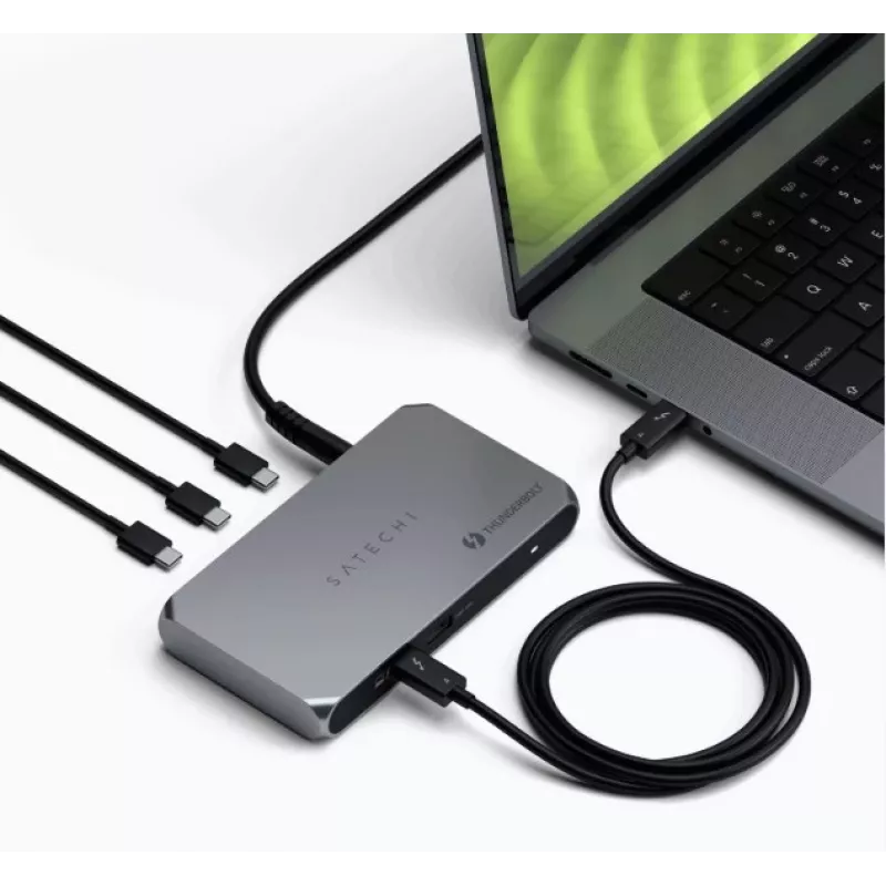 Satechi Thunderbolt 4 Slim USB-C Hub – išplėtimo stotelė