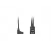 SATA III kabelis LANBERG CA-SASA-13CU-0050-BK 0,5 m, SATA 7 kontaktų į 7 kontaktus, 6 Gbit/s, juodas
