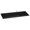 A4Tech KR-85 klaviatūra USB QWERTY US anglų juoda