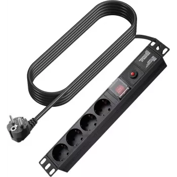 VISION EU Duckhead Adapter maitinimo šaltinio kištukas C7 lizdui į EU CEE 7/7 Schuko kištuką baltas