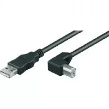 Wentronic Goobay USB 2.0 Hi-Speed laidas, juodas, 5 m – USB 2.0 kištukas (A tipas) > USB 2.0 kištukas (B tipas) (95118)