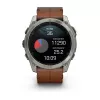 Garmin Fenix 8 3.56 cm (1.4 inch) AMOLED 51 mm Skaitmeninis 454 x 454 pikseliai Liečiamas ekranas Titanas Wi-Fi GPS (palydovas)