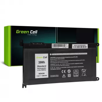 Baterija Green Cell DE150, skirta DELL Inspiron – LiPo 11,4 V 3400 mAh, juoda, 1 vnt.