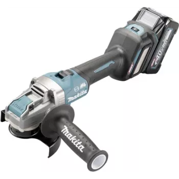 Makita GA041GM201 40V XGT akumuliatorinis kampinis šlifuoklis 125 mm, su 2 akumuliatoriais ir įkrovikliu