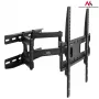 TV sieninis laikiklis MACLEAN MC-760, 32–55 col., plieninis, VESA iki 400x400, 30 kg, juodas, 9,6–44,8 cm