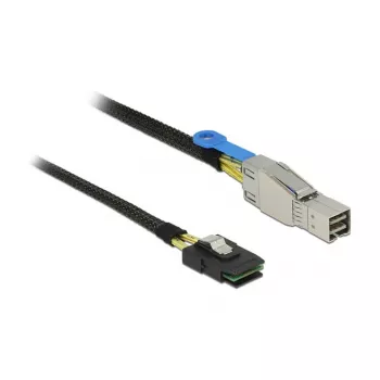 SAS kabelis DeLOCK 83616 1m 6 Gbit/s juodas