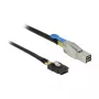 SAS kabelis DeLOCK 83616 1m 6 Gbit/s juodas