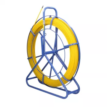 Extralink Rodder 3.8mm 75m | Kabelių traukimo strypas | Stiklo pluošto FRP, skersmuo 3,8 mm, ilgis 75 m, geltona