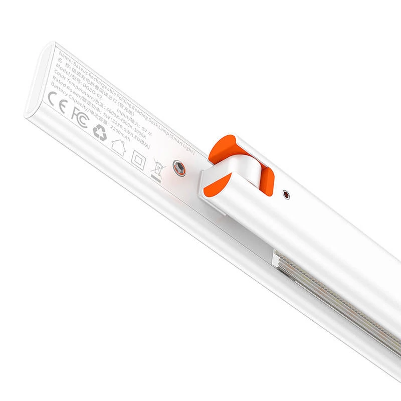 Stalinė lempa Baseus Smart Eye Folding Rechargeable White