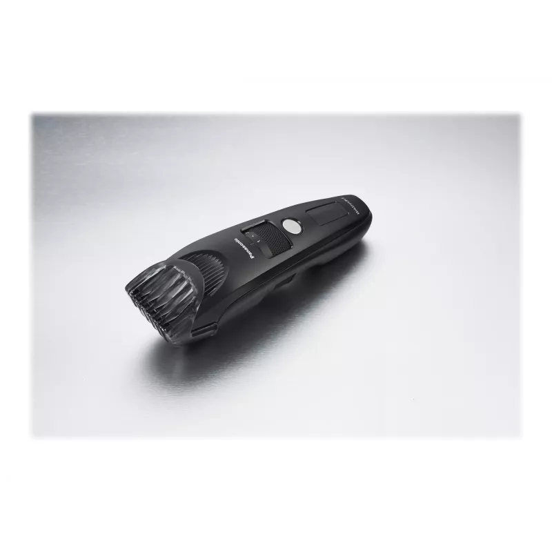Barzdos kirpimo mašinėlė Panasonic ER-SB40-K803 — 0,5–10 mm, 19 žingsnių, Li-Ion, belaidė/AC, juoda