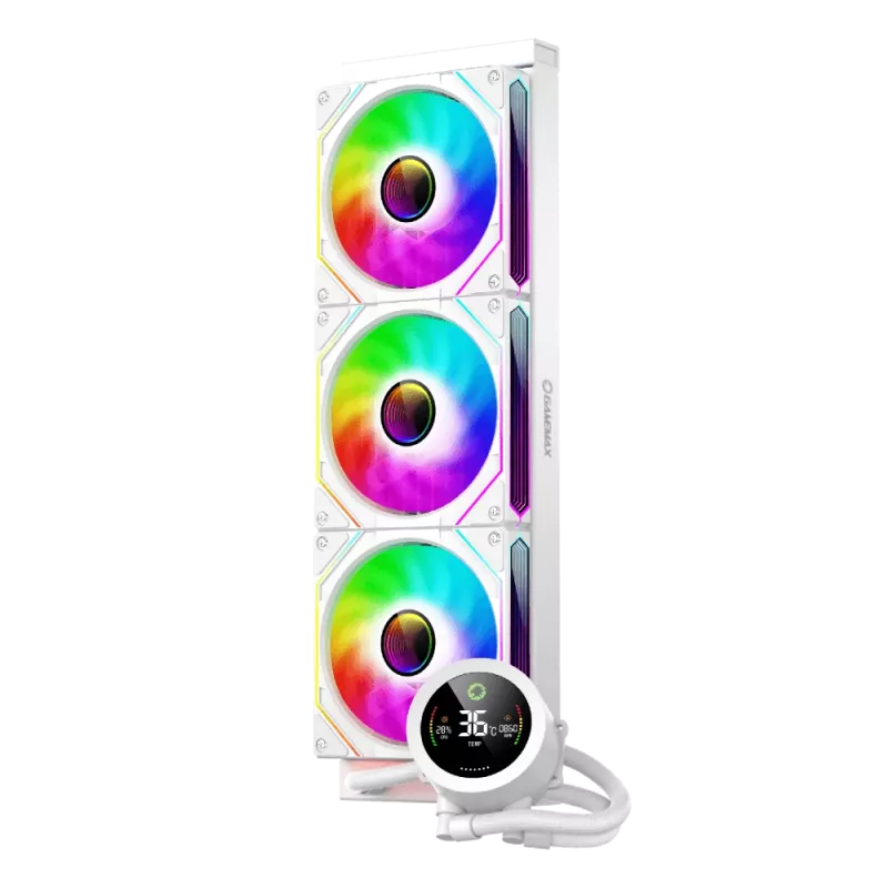 Gamemax ICEBURG 360 DIGITAL WH | Skysčio aušintuvas CPU | Baltas