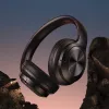 Usams Bluetooth 5.3 ausinės virš galvos, US-YH serija, juodos/juodos TDLYEJYS01