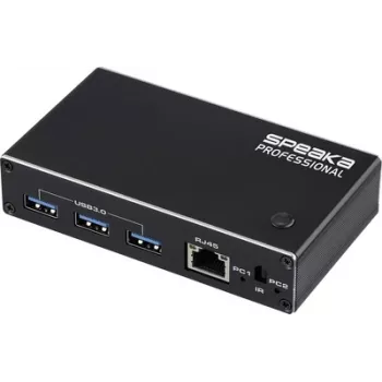 SpeaKa Professional HDMI 2.1 Slim KVM 2X1 USB 3.0+IR, juodas, HDMI jungiklis, 3840 x 2160 pikselių (SP-13724440)