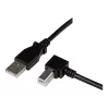 StarTech.com 3 m USB 2.0 A į stačiu kampu B laidas - vyras/vyras