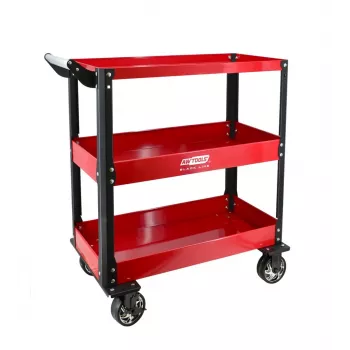 Dirbtuvinis vežimėlis AWTools 1005466 metalinis 3 lygiai keliamoji galia 150 kg