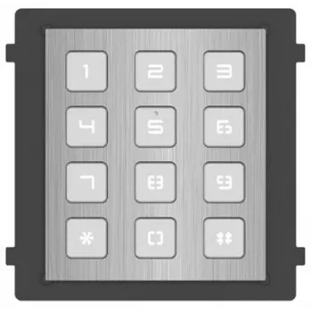 Hikvision DS-KD-KP/S durų skambučio sistemos priedas – klaviatūra