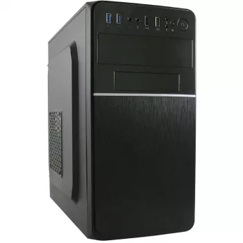 LC Power 2015MB - korpusas - Micro ATX - be maitinimo šaltinio - juodas - USB/Audio (LC-2015MB-ON)