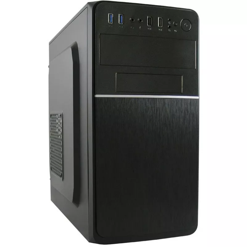 LC Power 2015MB - korpusas - Micro ATX - be maitinimo šaltinio - juodas - USB/Audio (LC-2015MB-ON)