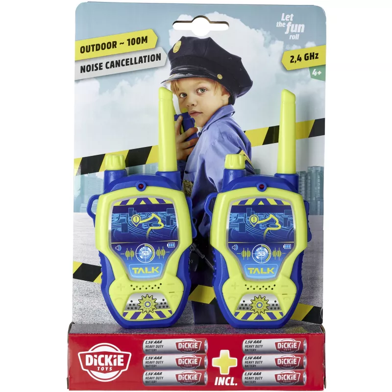 Radioryšlio rinkinys Dickie Police 2.4 GHz, 2 vnt., modelis 201118197