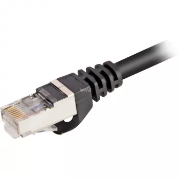 Tinklo kabelis Sharkoon 0,25 m Cat.6 RJ-45 S/FTP juodas