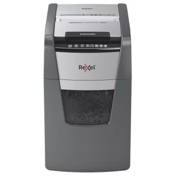 Rexel AutoFeed+ 130M popieriaus smulkintuvas, mikro pjūvis, 55 dB, juoda, pilka