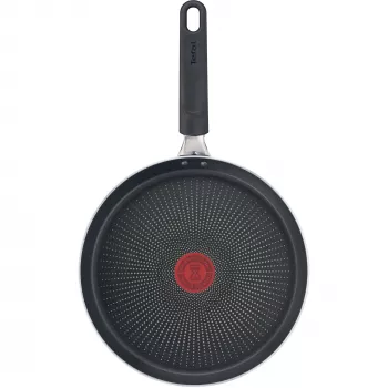 Blyninė keptuvė Tefal Resist Intense D52210 apvali 25 cm juoda raudona