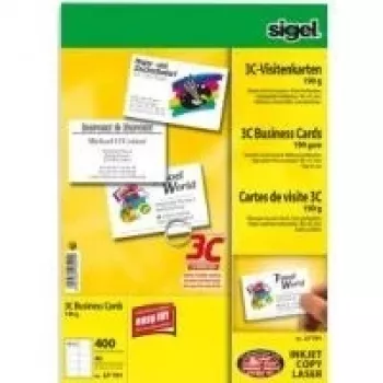 Vizitinės kortelės Sigel LP791 400 vnt