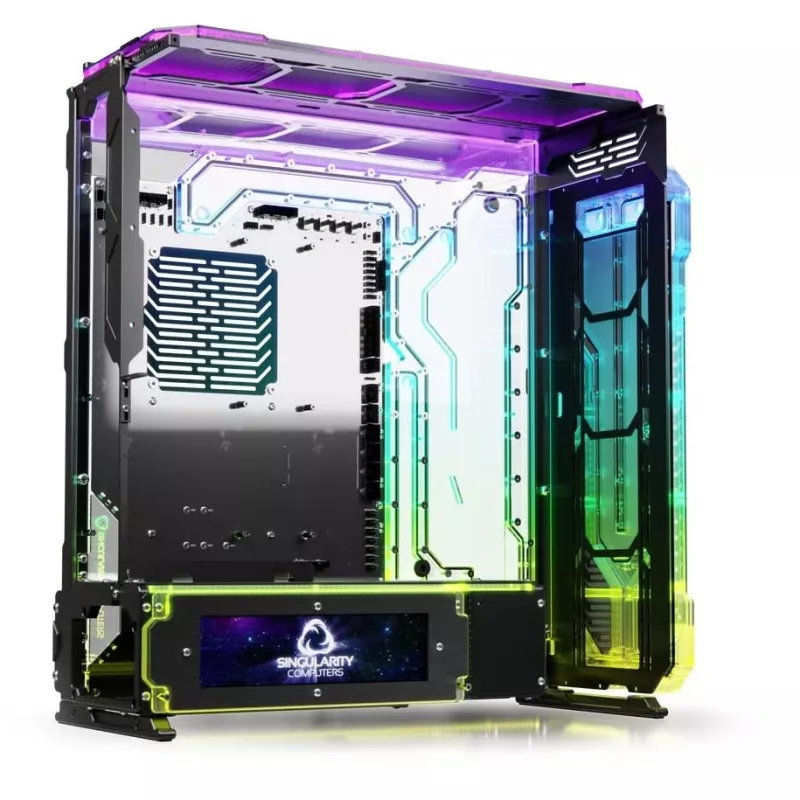 Priekinis skydelis PC korpusui Singularity Spectre 4 Elite, permatomas akrilas