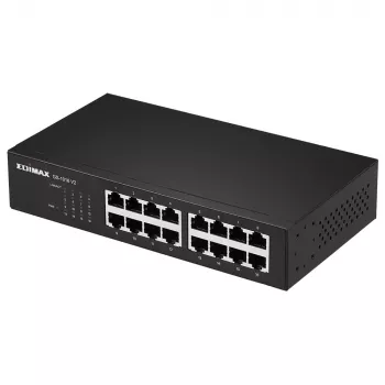 Edimax GS-1016 V2 valdomas Gigabit Ethernet tinklo jungiklis 16 prievadų juodas
