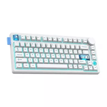 Mechaninio stiliaus Bluetooth klaviatūra Onikuma MT706 balta