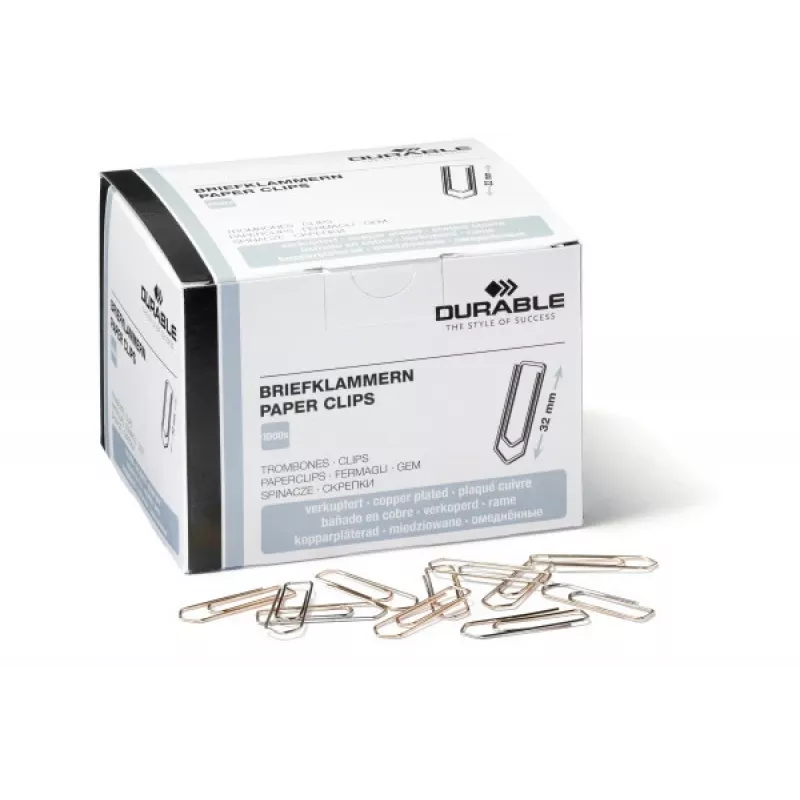 Durable 120924 segtukas popieriaus, varinis, 32 mm, 100 vnt.