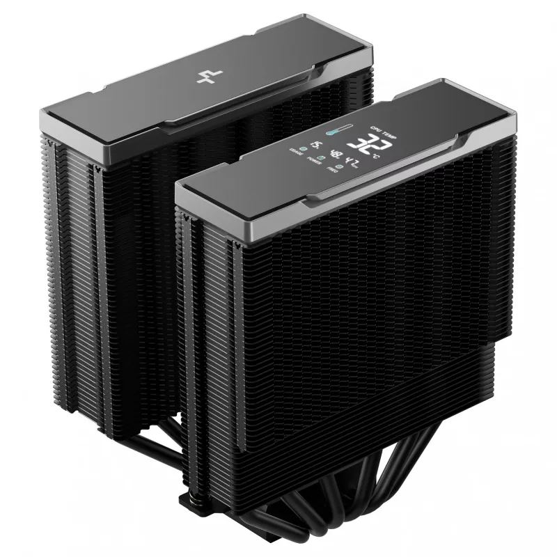 Oro aušintuvas DeepCool AK620 G2 Digital NYX, 120 mm ventiliatorius, maks. oro slėgis 2,78 mmH2O, 144×127×159 mm, juodas