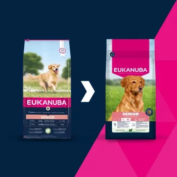 Sausas šunų ėdalas EUKANUBA Senior Large Ėriena ir Ryžiai 12 kg
