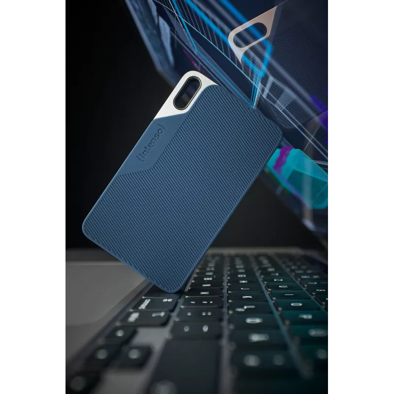 Išorinis SSD diskas Intenso 250GB USB Type-C 3.2 Gen 1 Mėlynai Pilkas