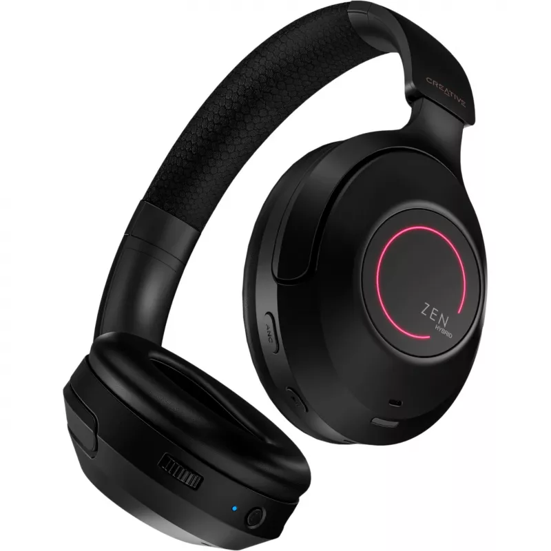 Creative Zen Hybrid Pro on-ear ausinės Bluetooth juodos