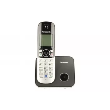 Panasonic KX-TG6811 DECT belaidis telefonas su skambučio ID, juodas