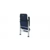 Kempingo kėdė Outwell Clarenville — 4 kojos, max apkrova 150 kg, mėlyna, 5,5 kg, 640×750 mm