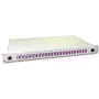 Lightwin LWL Splice Box, 48 skaidulų, 24x DLC daugiamodis, 50/125µm OM4 pigtail jungčių dėžė (SPBOX 48G50 OM4 DLC)