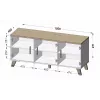 Cama sideboard LOTTA 150 3D wotan oak + mat Juoda