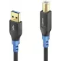 USB kabelis PureLink FI-U200-020 2 m USB A USB B juoda mėlyna