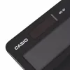 Stalinis skaičiuotuvas CASIO MS-8F – 8 skaitmenų, saulės/baterijos, 26 klavišai, valiutos ir mokesčių funkcijos, pelno skaičiavimas, juodas
