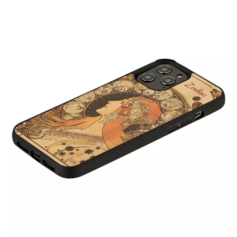 Dėklas iPhone 12 Pro Max man and wood – zodiako juoda