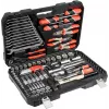 Mechaniko įrankių rinkinys YATO YT-38901 122 vnt. su lizdais, reketais, atsuktuvais